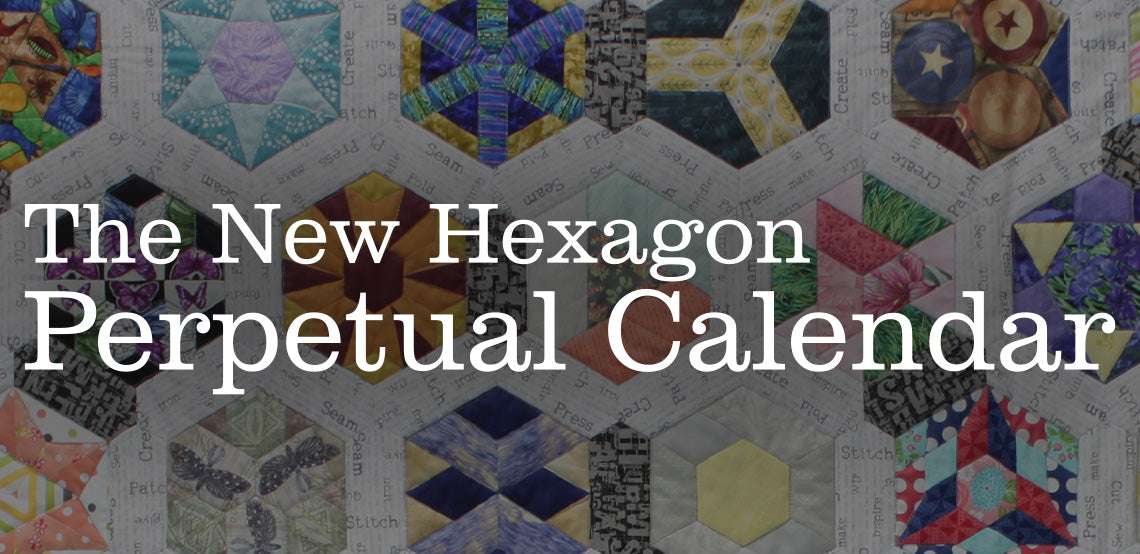 The New Hexagon Perpetual Calendar Paper Pieces