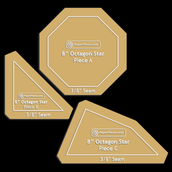 8" Octagon Star