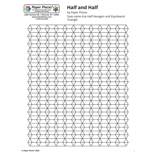 Half + Half Design Sheet (Free PDF Download)