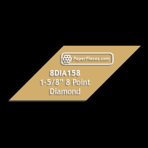 1-5/8" 8 Point Diamonds