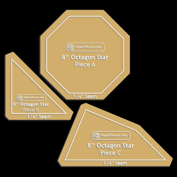 8" Octagon Star