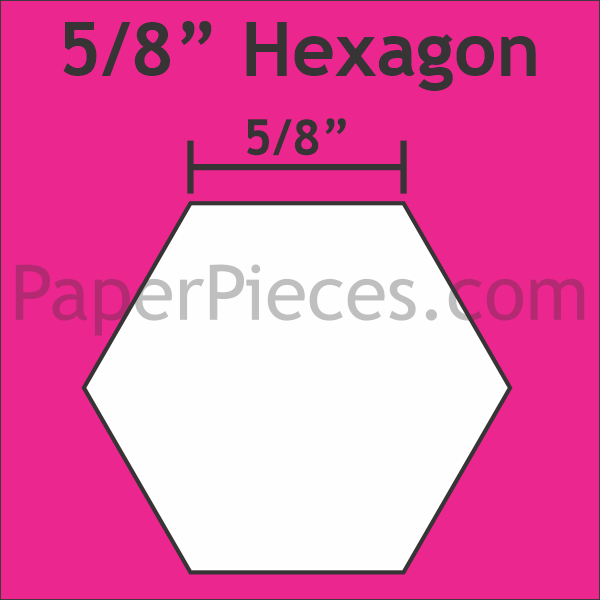 5/8" Hexagons