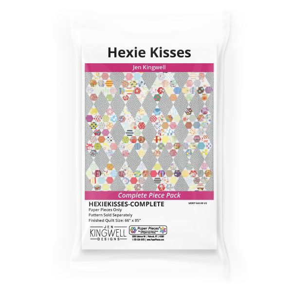 Hexie Kisses by Jen Kingwell