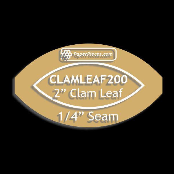 2" Clam Leaf