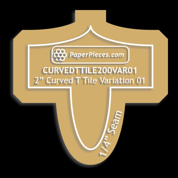 2" Curved T Tile Variation 01