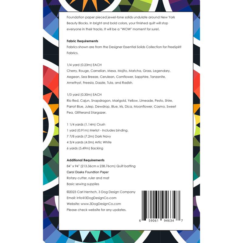 Pirouette Pattern by Carl Hentsch of 3 Dog Design Co.