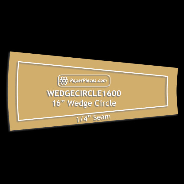 16" Wedge Circle