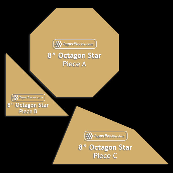 8" Octagon Star
