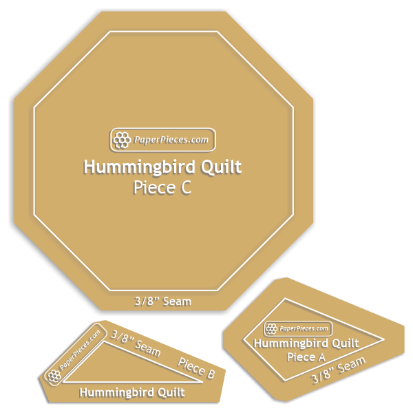 Hummingbird Quilt Bundle | FREE Template Set