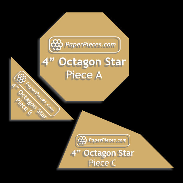 4" Octagon Star