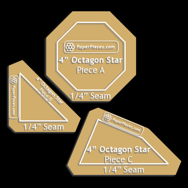 4" Octagon Star