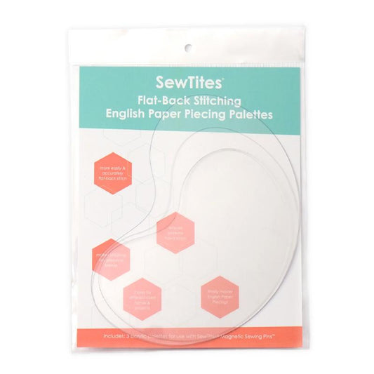 Flat-Back Stitching English Paper Piecing Palettes