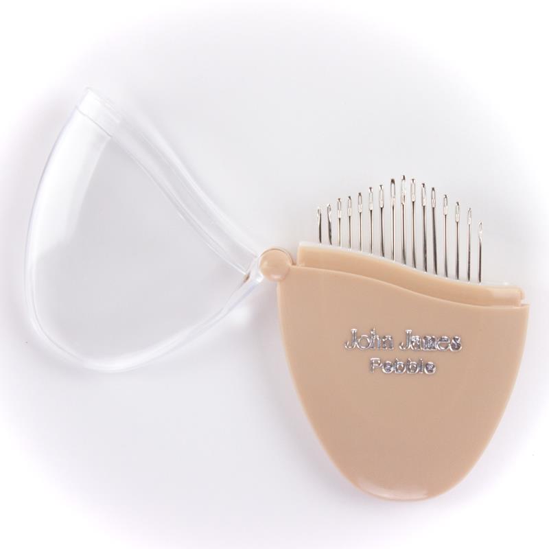 John James Pebble- Quilting. Assorted Sizes 3-9. Includes 16 Needles.