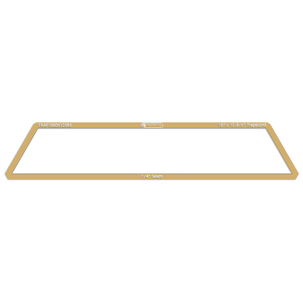 10" x 12-5/16" Trapezoid