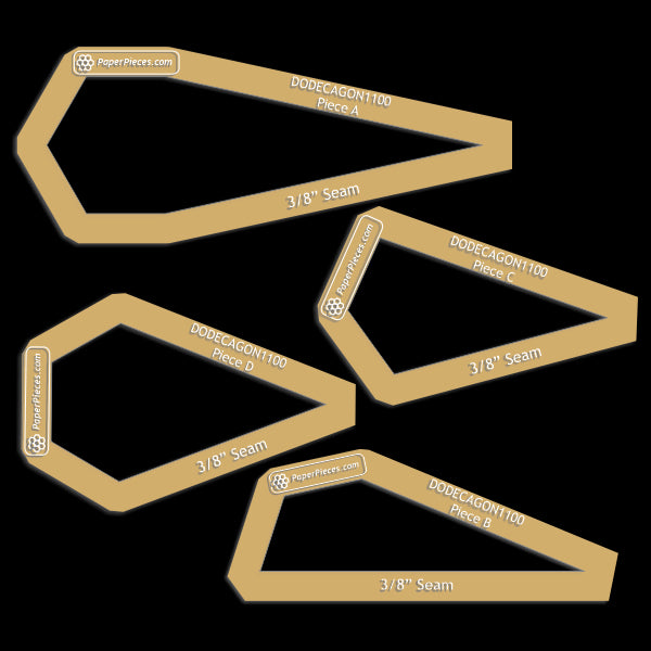 11" Dodecagon Block