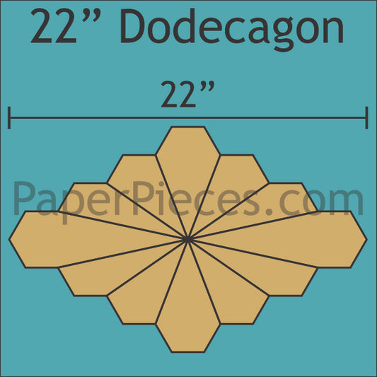 22" Dodecagon Block