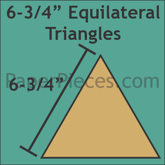 6-3/4" Equilateral Triangle