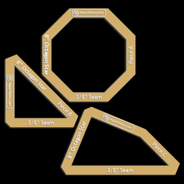 8" Octagon Star