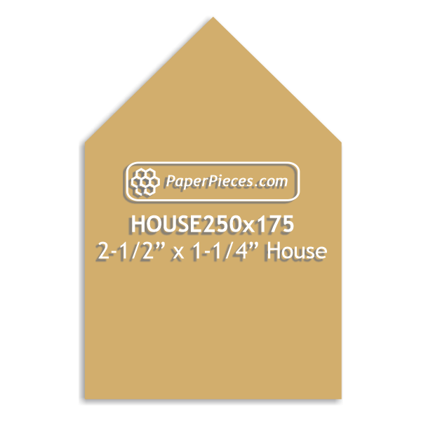 2-1/2" x 1-3/4" House