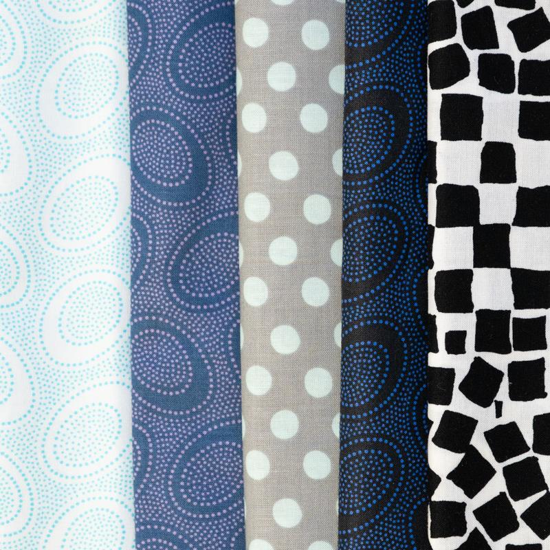 PRE-ORDER: Contrast Fanfare by Kaffe Fassett and Paper Pieces® Bundle | FREE Acrylic Template Set