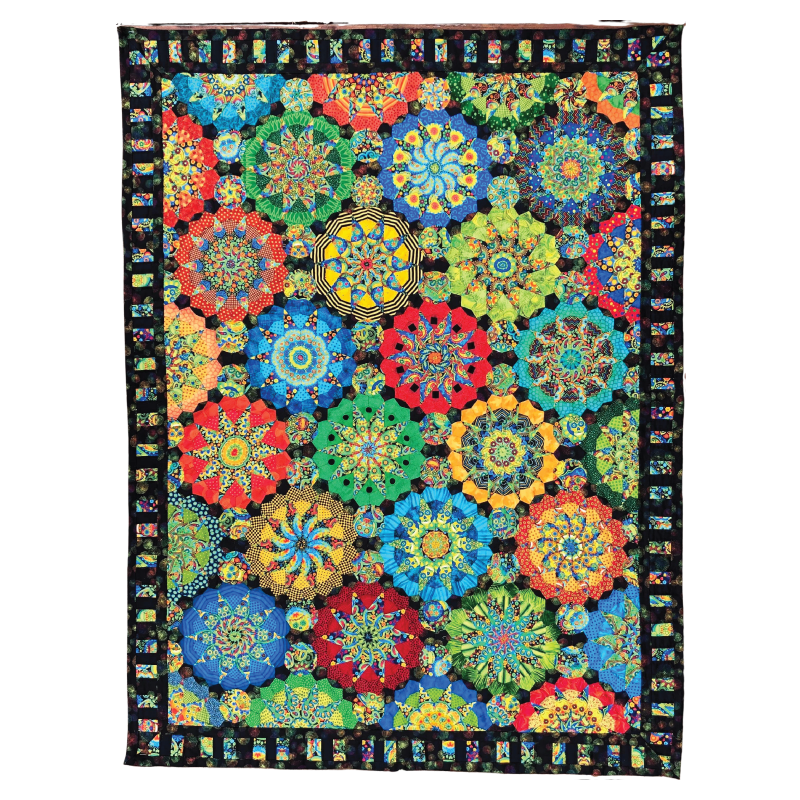 Magic Marbles from Millefiori Quilts 6 by Willyne Hammerstein