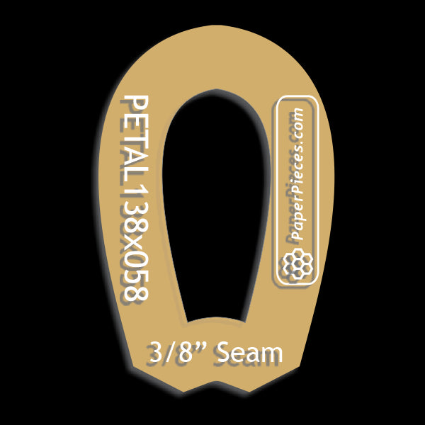 1-3/8" x 5/8" Petal