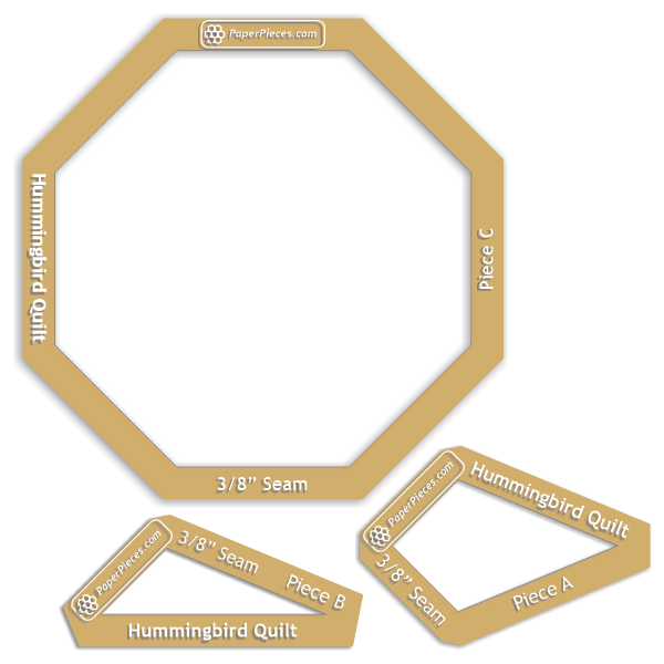 Hummingbird Quilt by Paper Pieces®