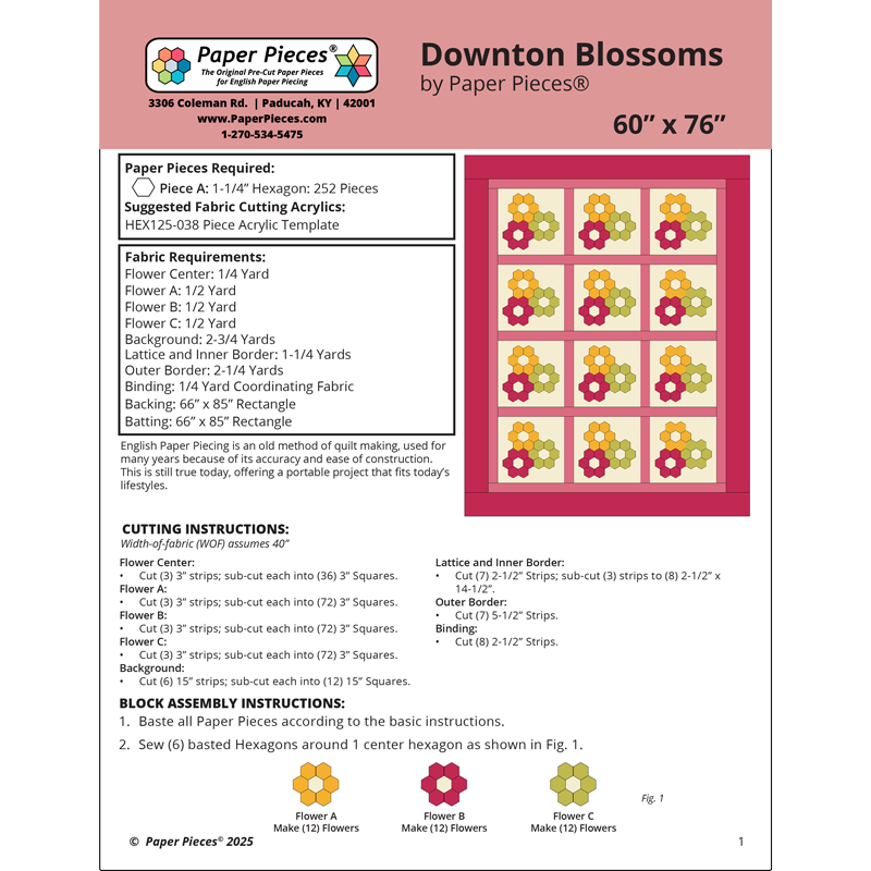 Downton Blossoms (Free PDF Download)
