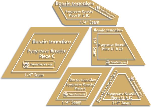 Pyegreave Rosette by Florence Knapp
