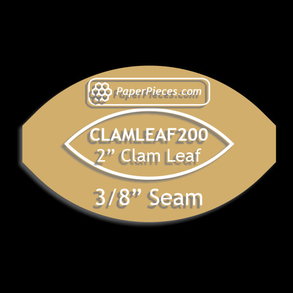 2" Clam Leaf