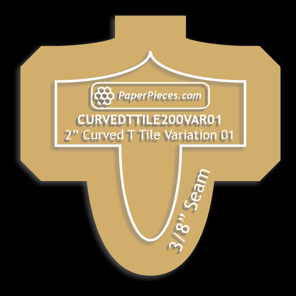 2" Curved T Tile Variation 01