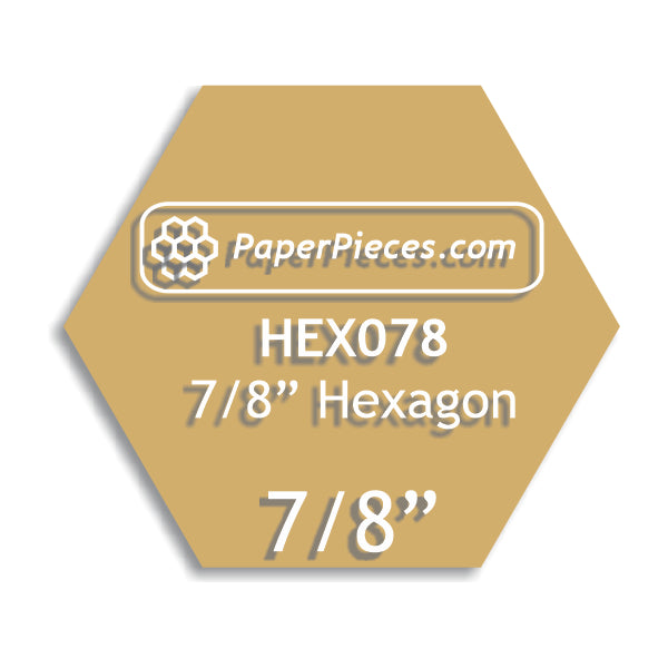 7/8" Hexagons