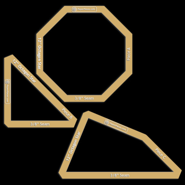 12" Octagon Star