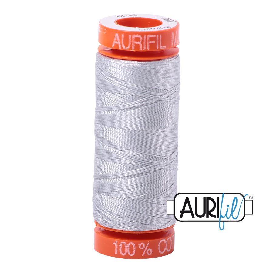 Aurifil #2600 Dove (Light Grey) 50 Wt