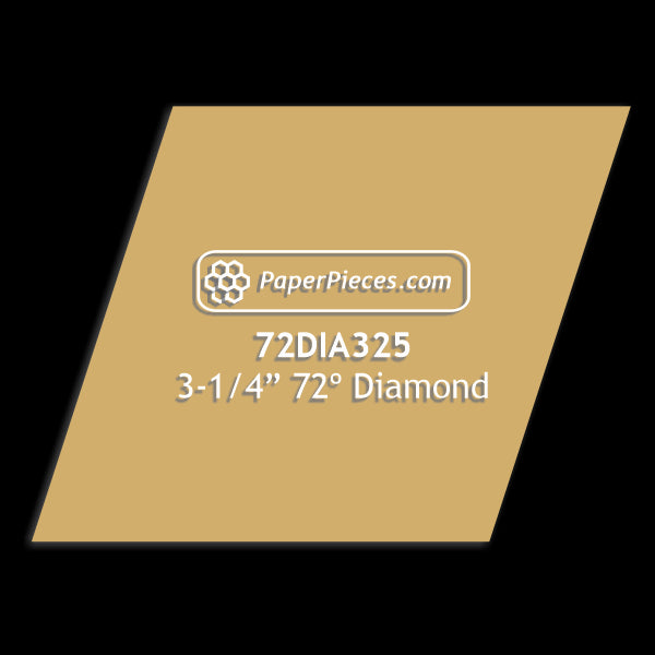 3-1/4" 72 Degree Diamond