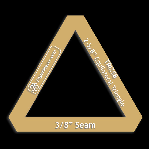 2-5/8" Equilateral Triangle