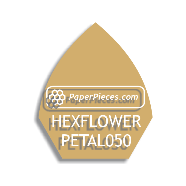 1/2" Hexagon Flower Petals