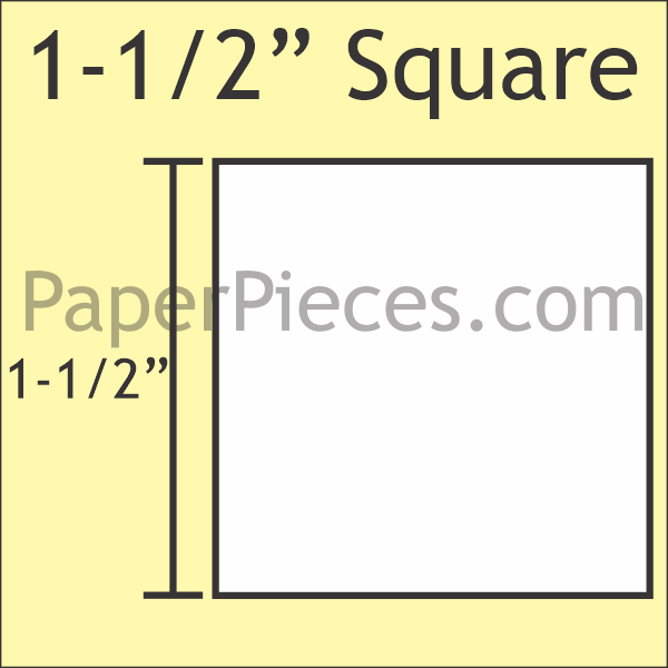 1-1/2" Squares
