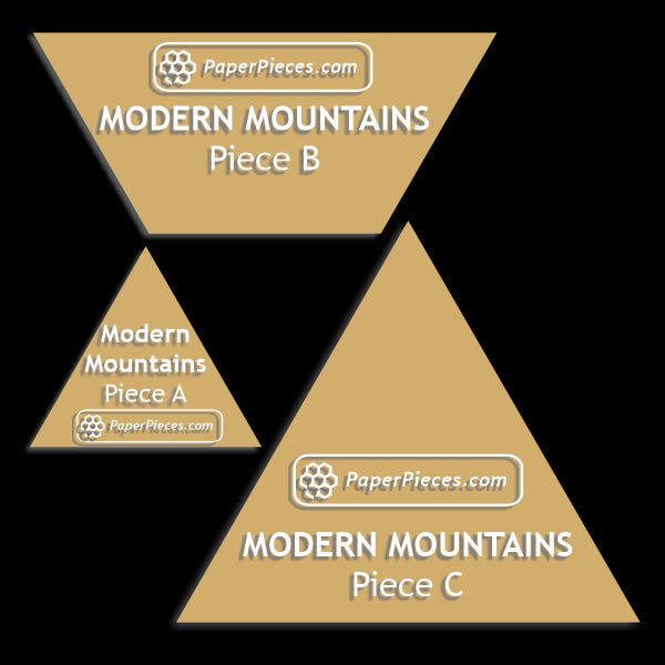 Modern Mountains by Paper Pieces®