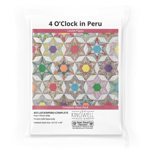 4 O'Clock in Peru Complete Piece Pack By Jen Kingwell