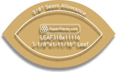 3-1/8" x 1-11/16" Leaf