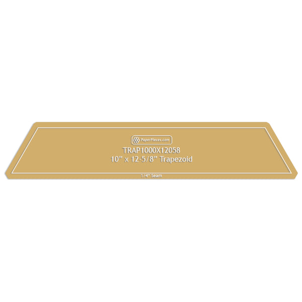 10" x 12-5/16" Trapezoid