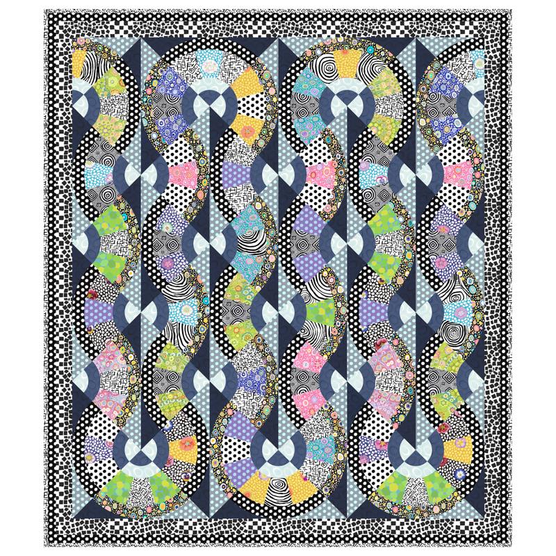 Contrast Fanfare by Kaffe Fassett and Paper Pieces®