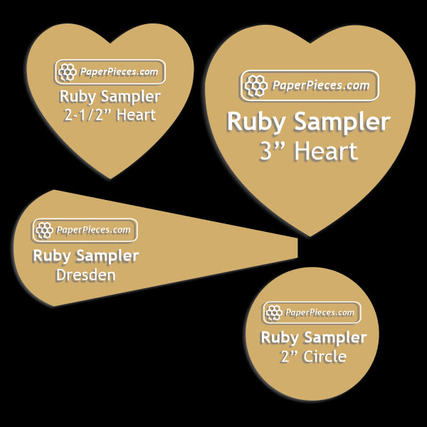 Ruby Sampler by Paper Pieces®