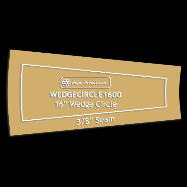 16" Wedge Circle