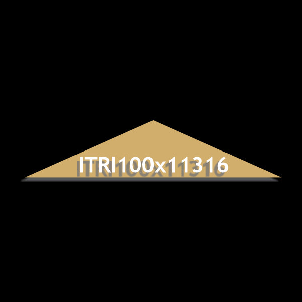 1" x 1-13/16" Isosceles Triangle