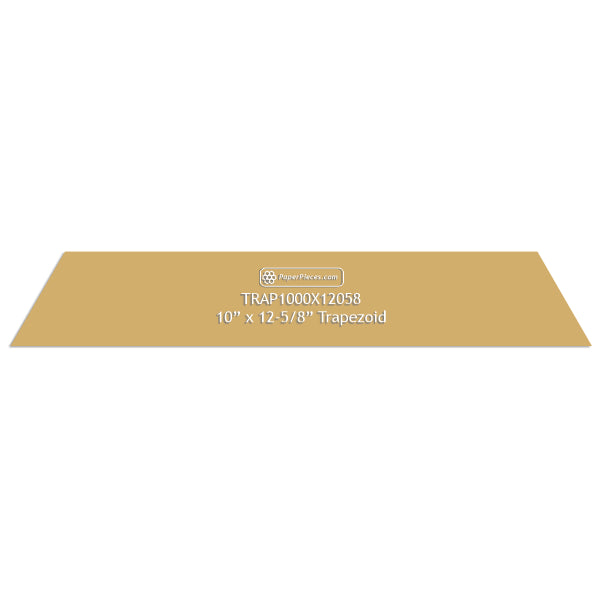 10" x 12-5/16" Trapezoid