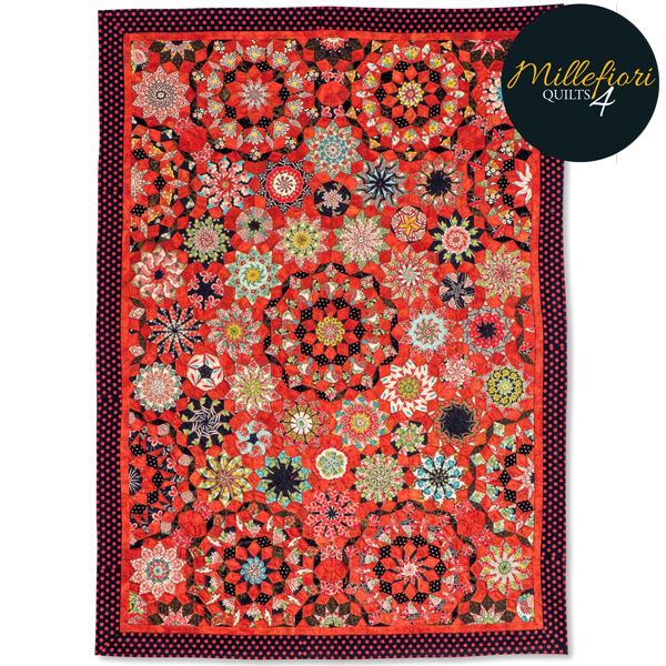 The Swinging Old Lady found in Millefiori Quilts 4 by Willyne Hammerstein