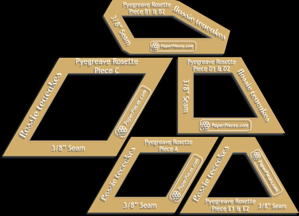 Pyegreave Rosette by Florence Knapp