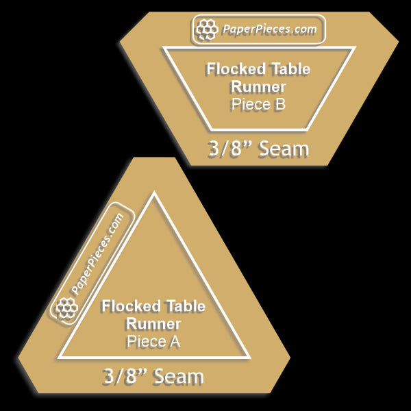 Flocked Table Runner by Paper Pieces®